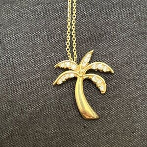 Na Hoku Gold Palm Tree Necklace